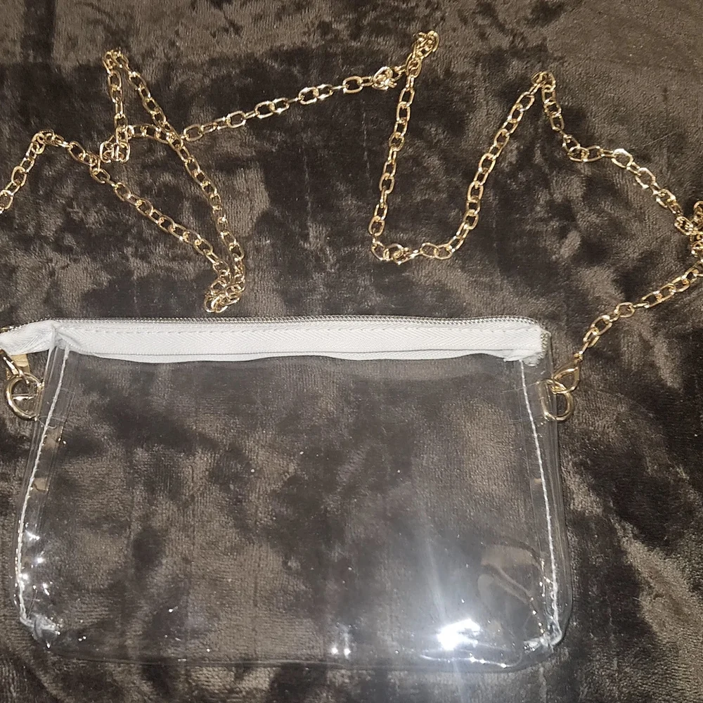 Clear Chain Strap Bag - Picture 3 of 3